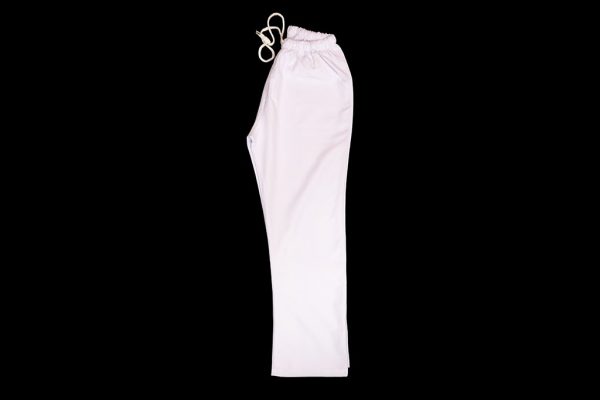 Beyaz Lastikli Pantalon